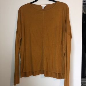 H&M Burnt Orange/Brown Long Sleeve Sweater
